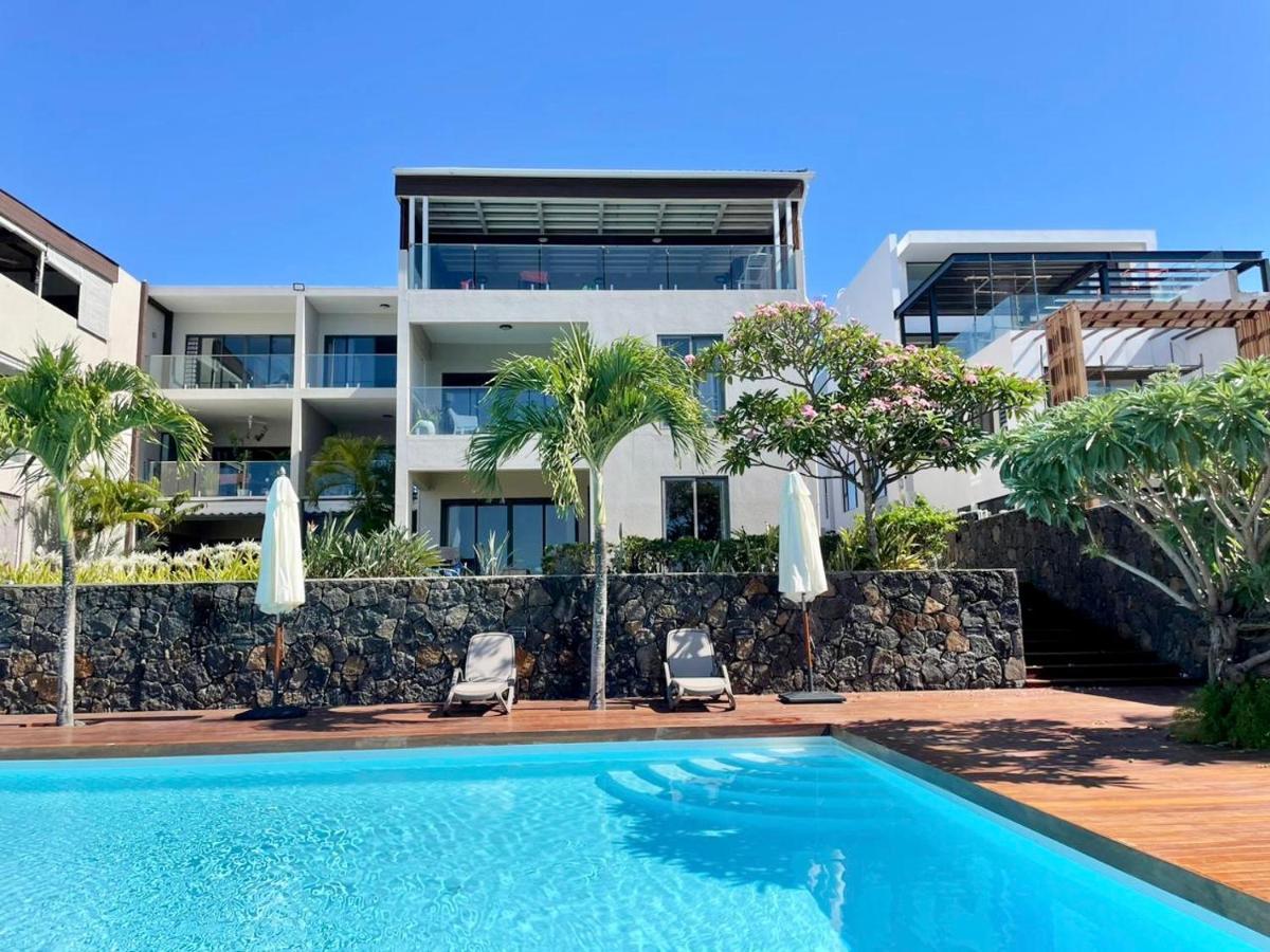 Luxury Beach House With Spectacular Sea View And Pool Trou aux Biches Eksteriør billede